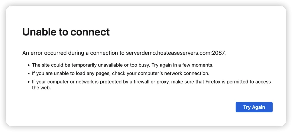 ERR_CONNECTION_REFUSED_firefox