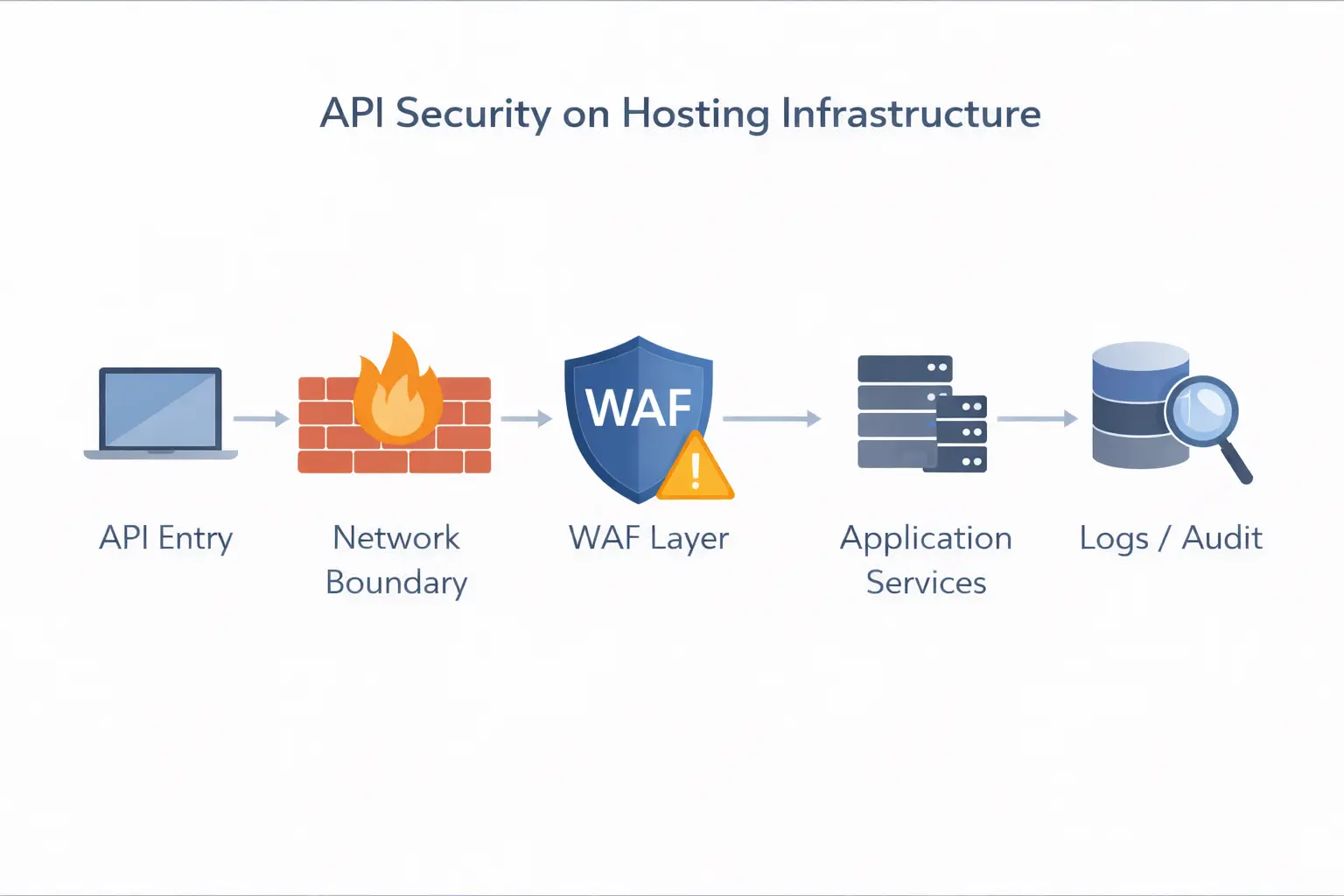 API 安全分层拓扑图