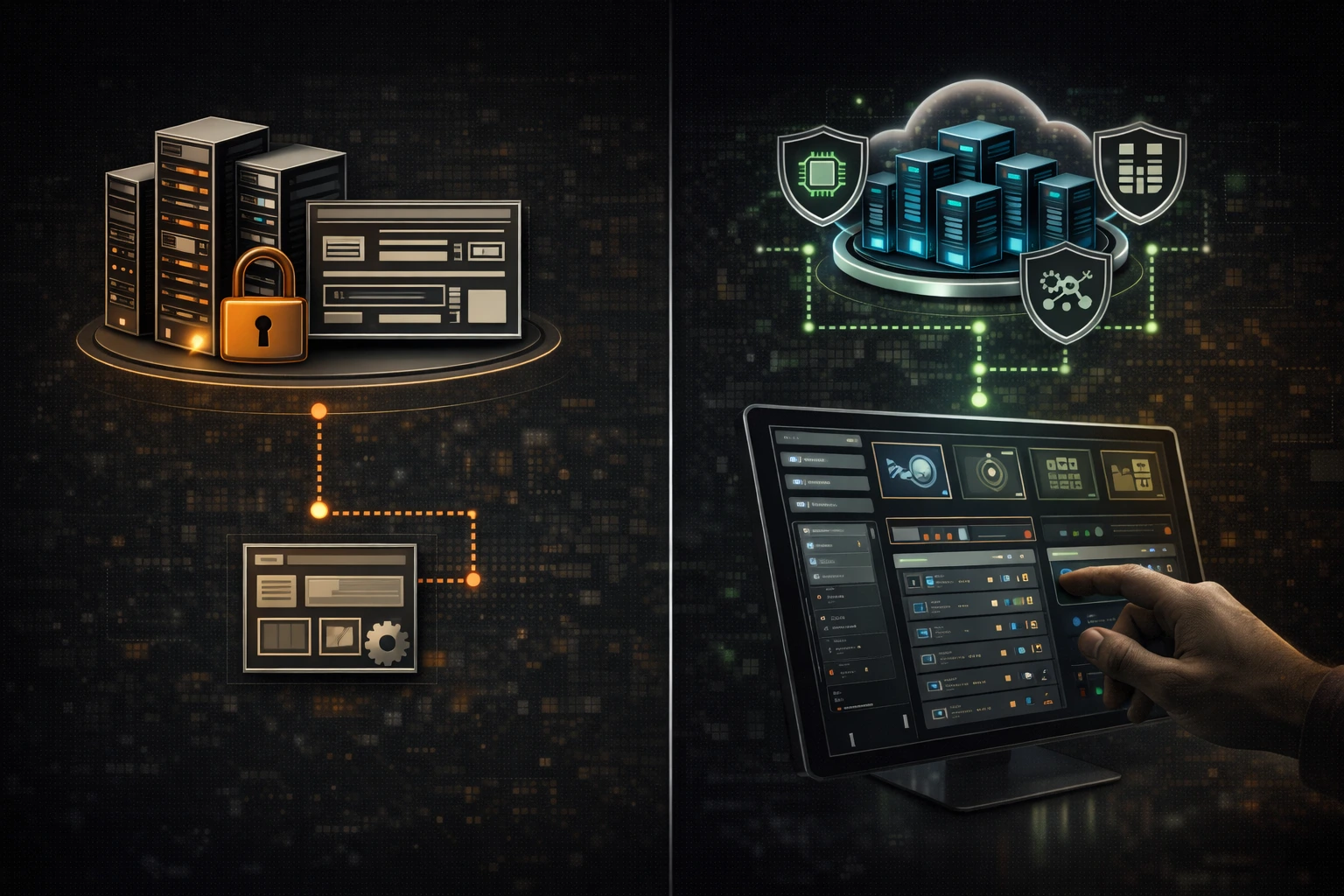 cloud hosting control benefit