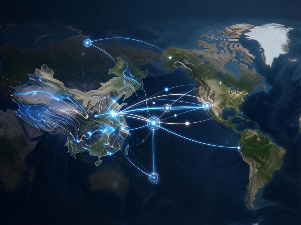 Illustration for CN2 GIA 线路全解析：为什么它是外贸建站的首选网络方案？