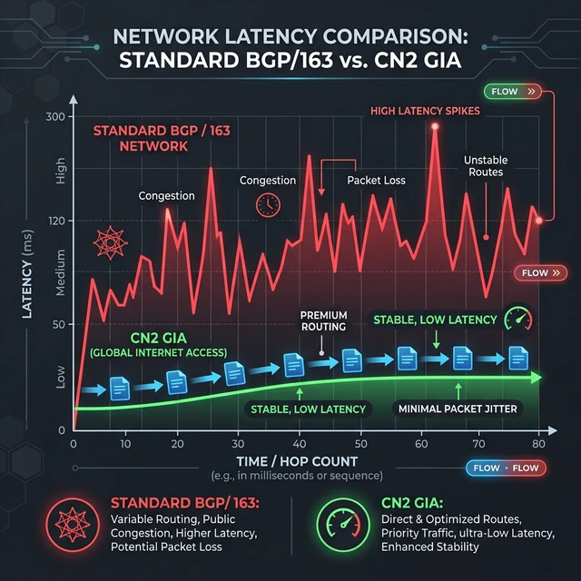 2026 美国 CN2 VPS 速度与延迟实测对比图