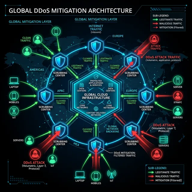 DDoS 流量清洗缓解架构