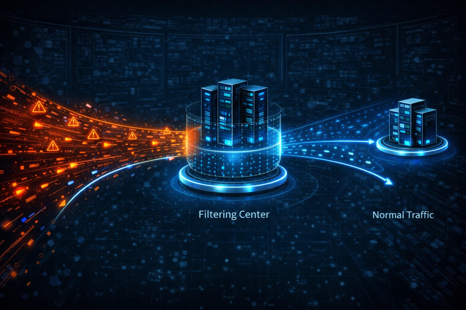 ddos scrubbing traffic cleaning