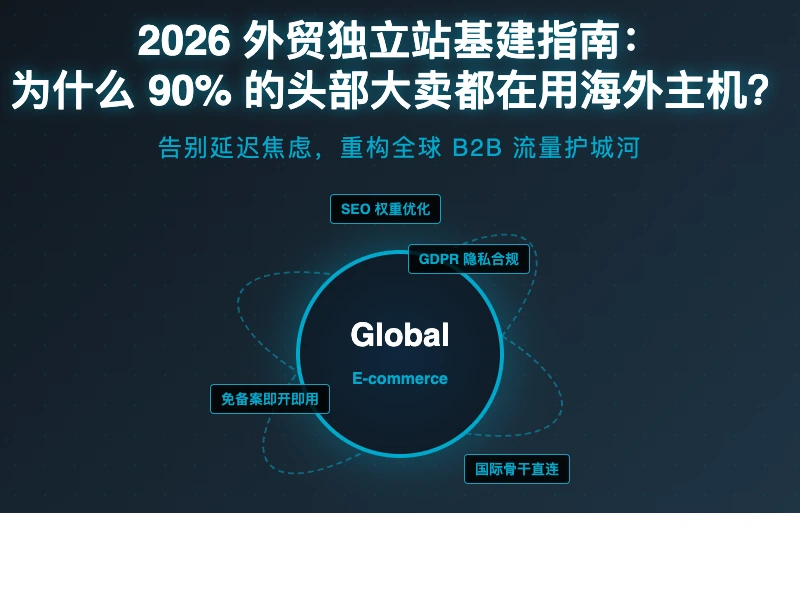 2026 外贸独立站基建指南：为什么头部大卖都在用海外主机？