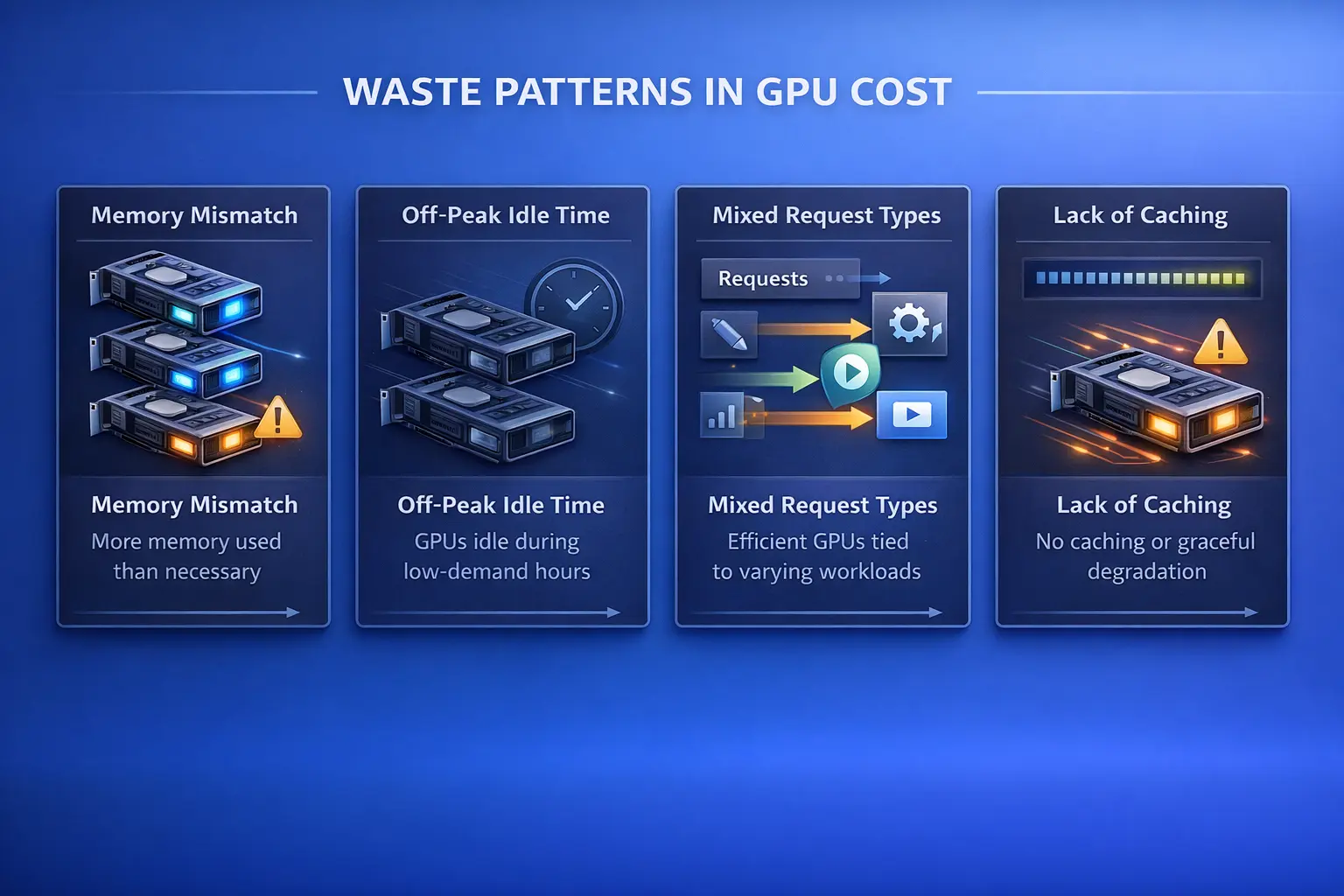 GPU 资源浪费场景信息图