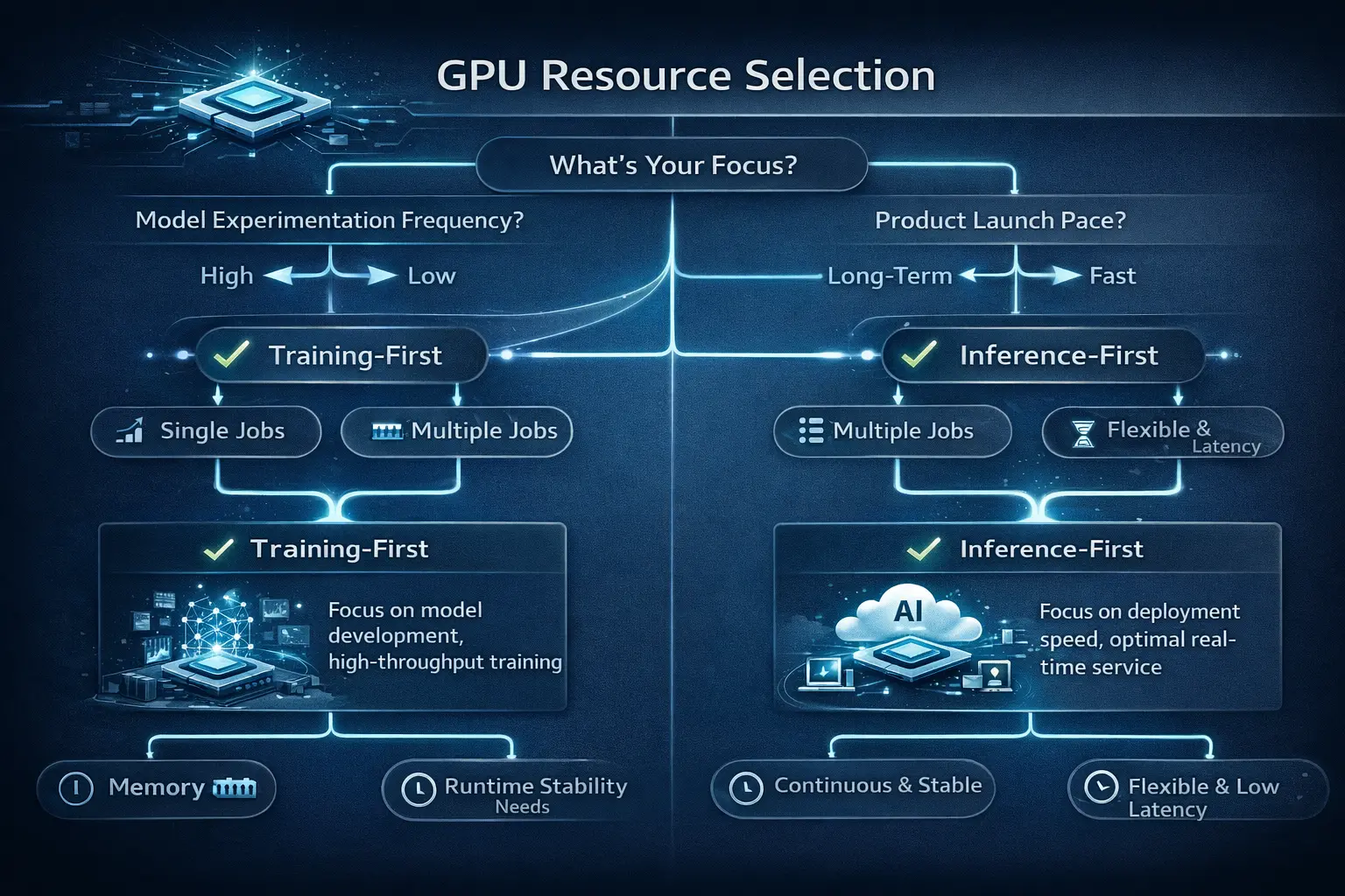 GPU 工作负载决策路径图