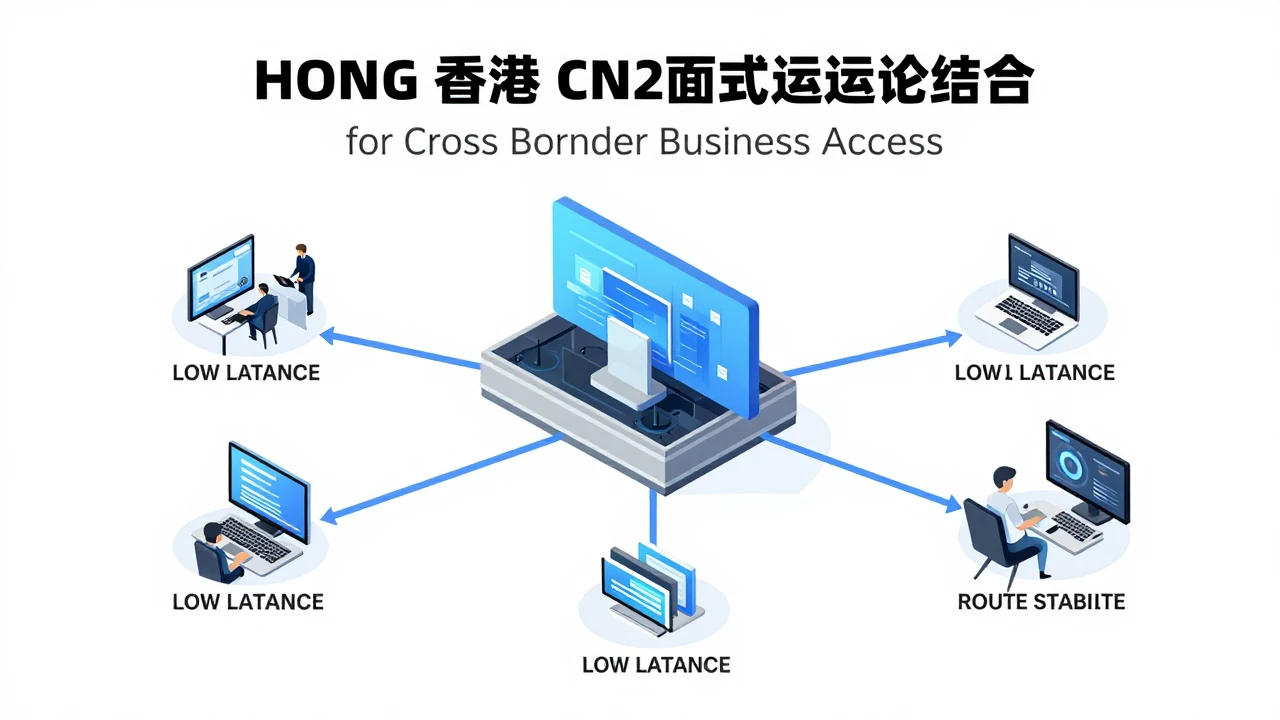 香港CN2直连线路技术示意图