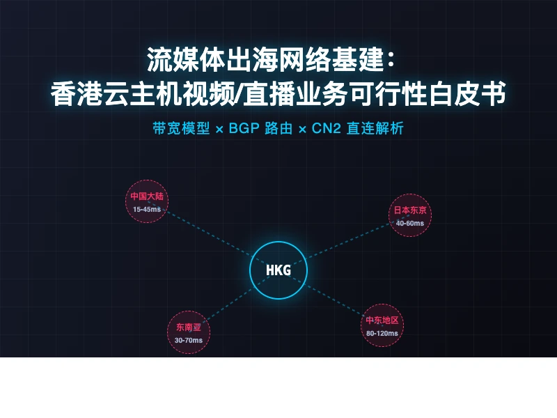 流媒体出海网络基建：香港云主机全向网络地图
