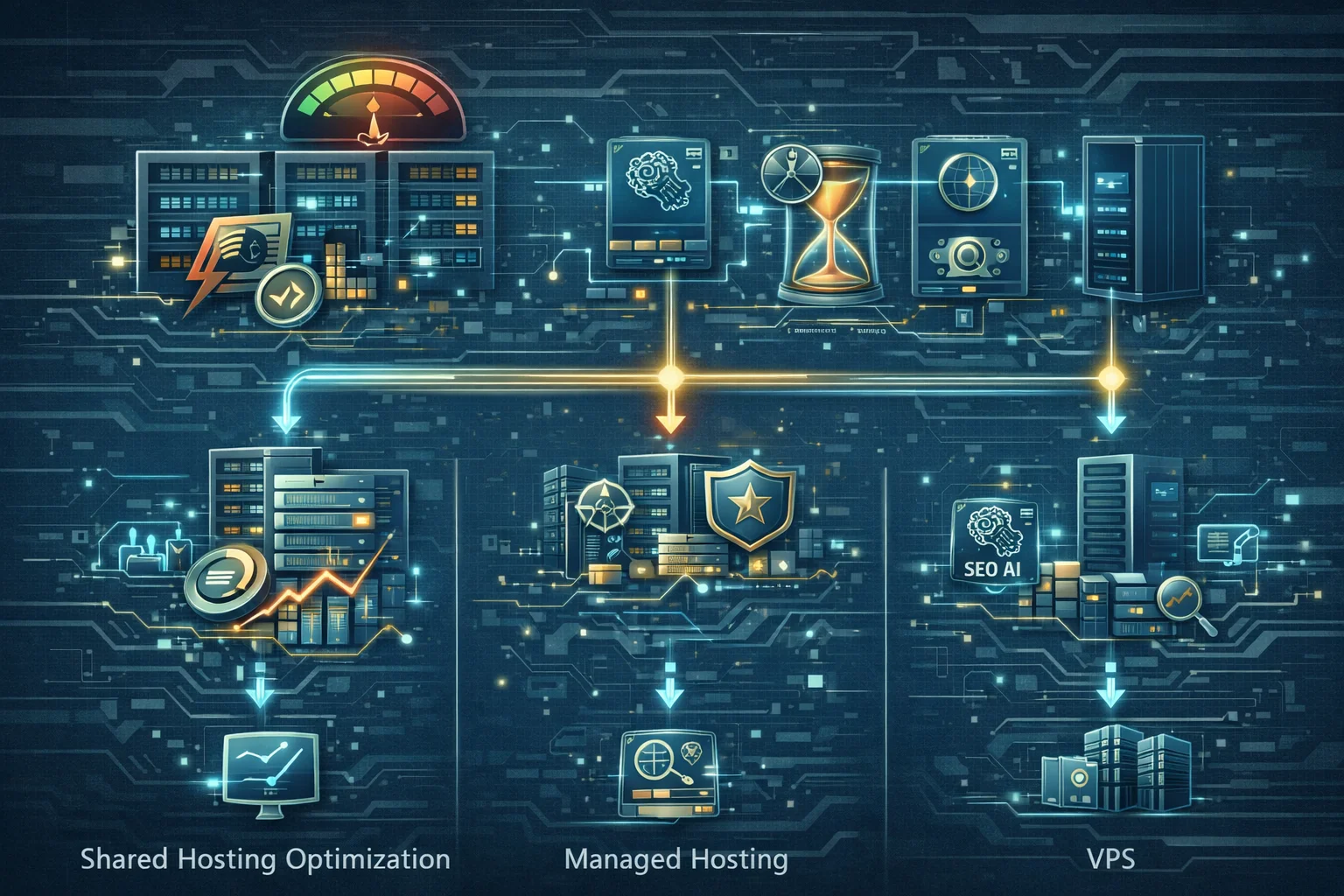 AI 建站时代主机升级决策路径图