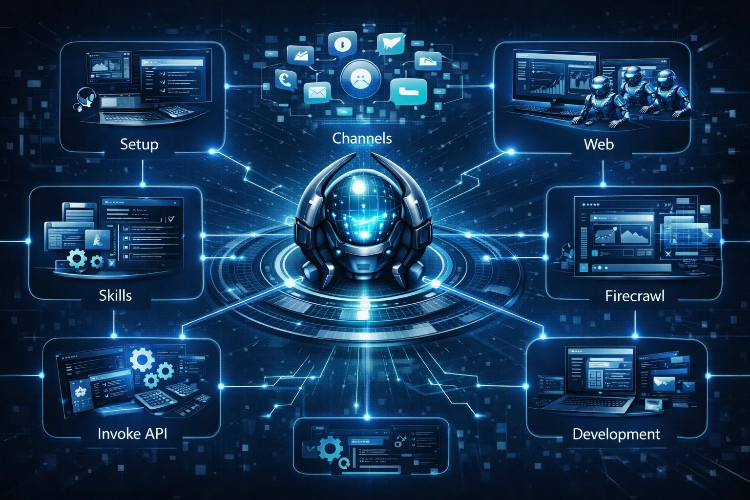 OpenClaw Setup Skills Channels Web Firecrawl 能力地图