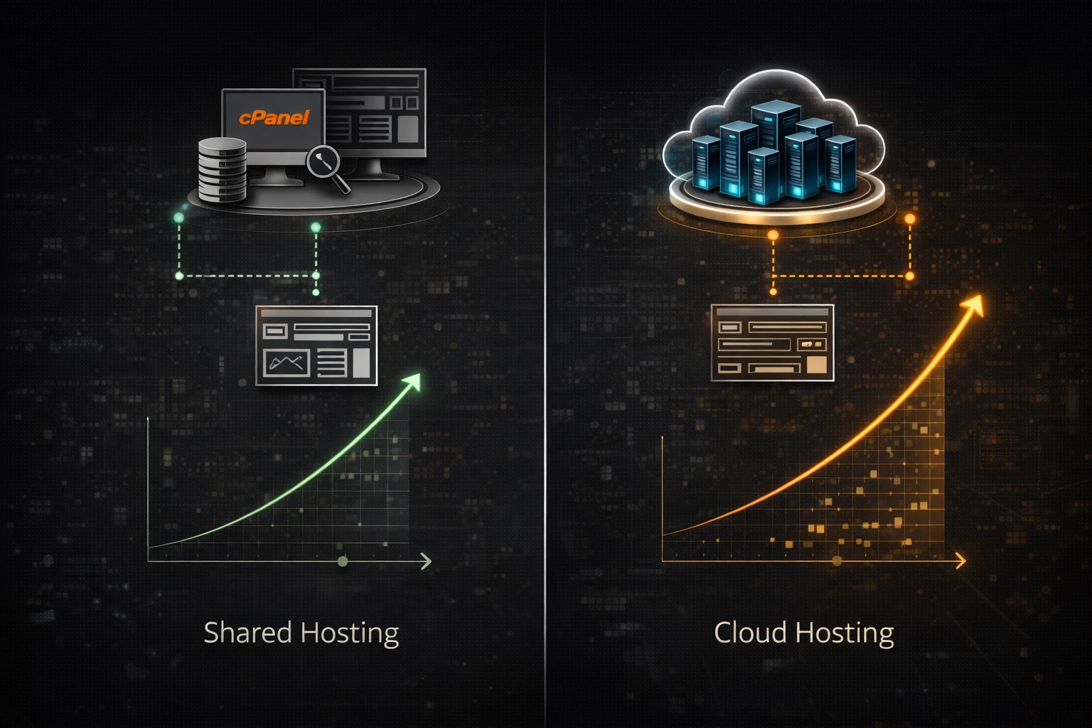 海外虚拟主机和云主机区别 - 封面图