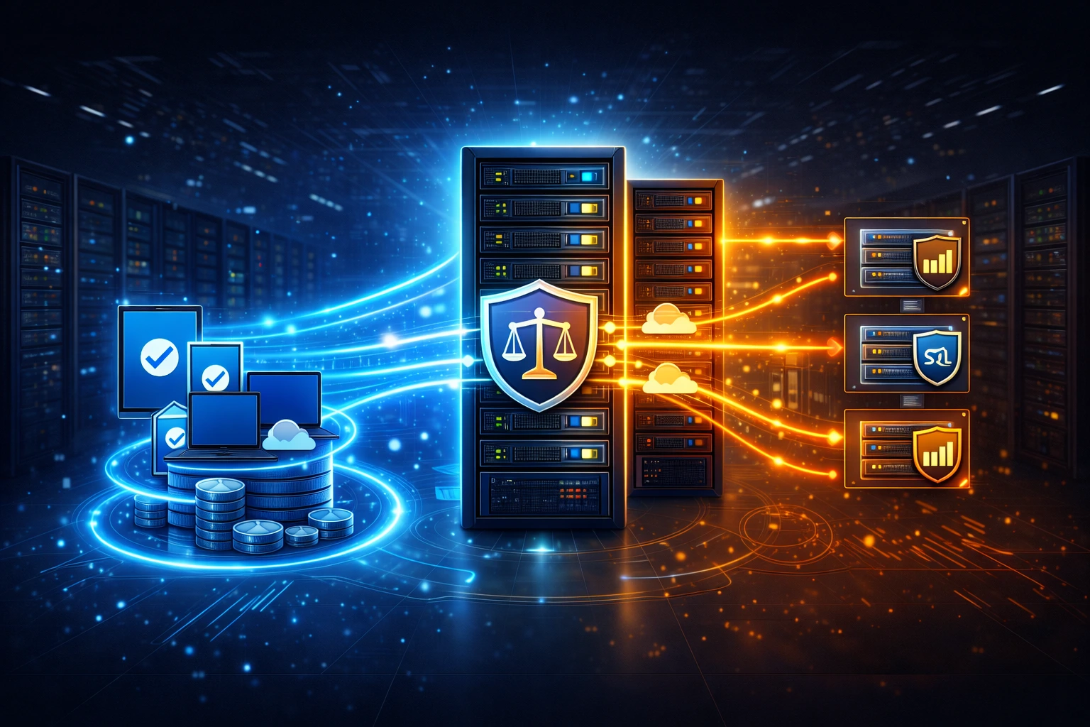 usa dedicated server database workload