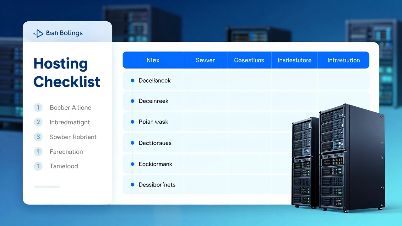 外贸虚拟主机选型清单示意图