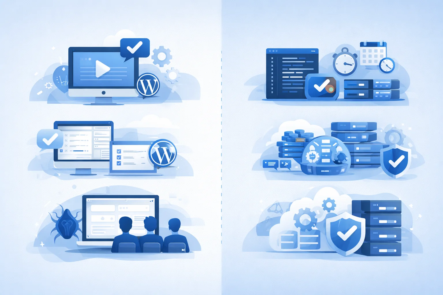 WordPress Playground 适用范围与边界对比图