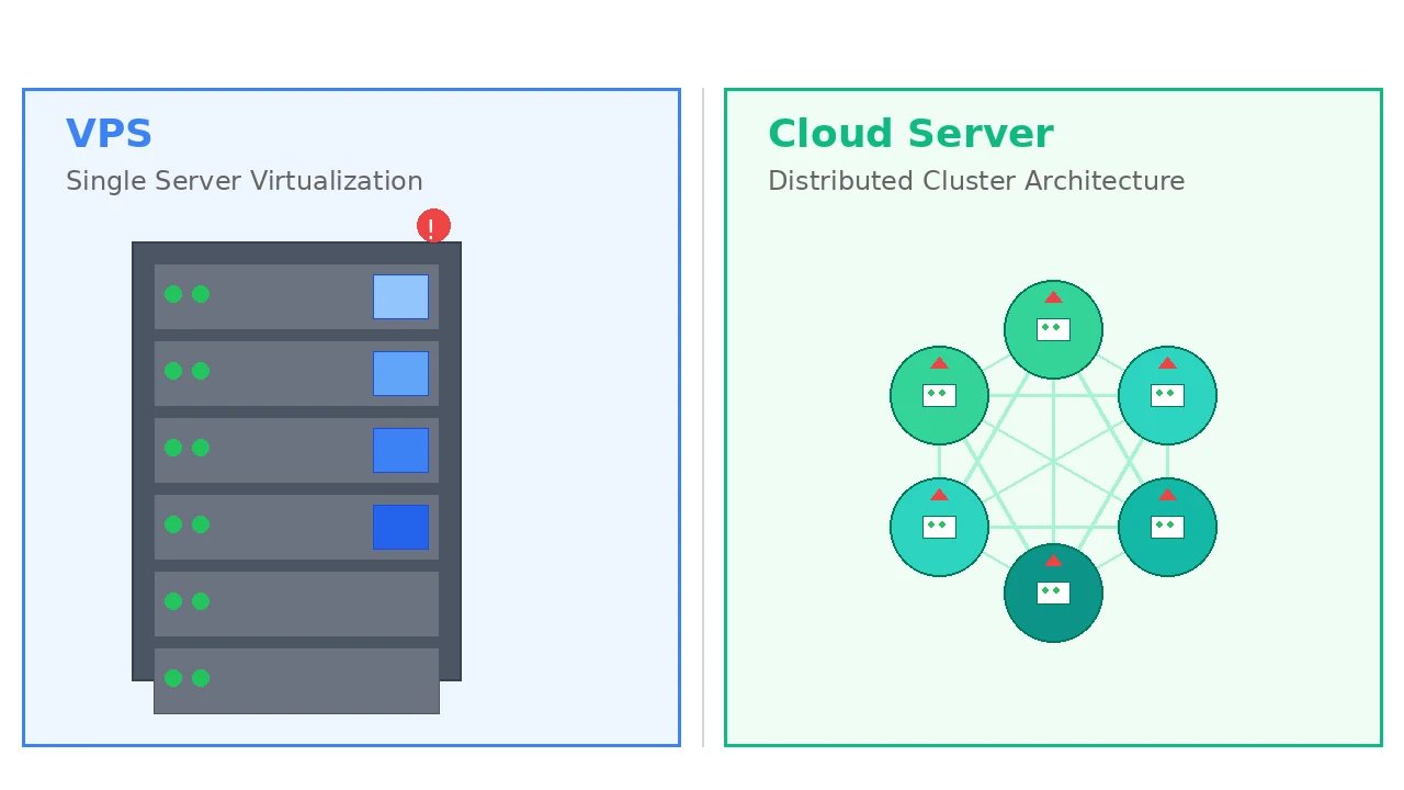 VPS与云服务器底层架构对比