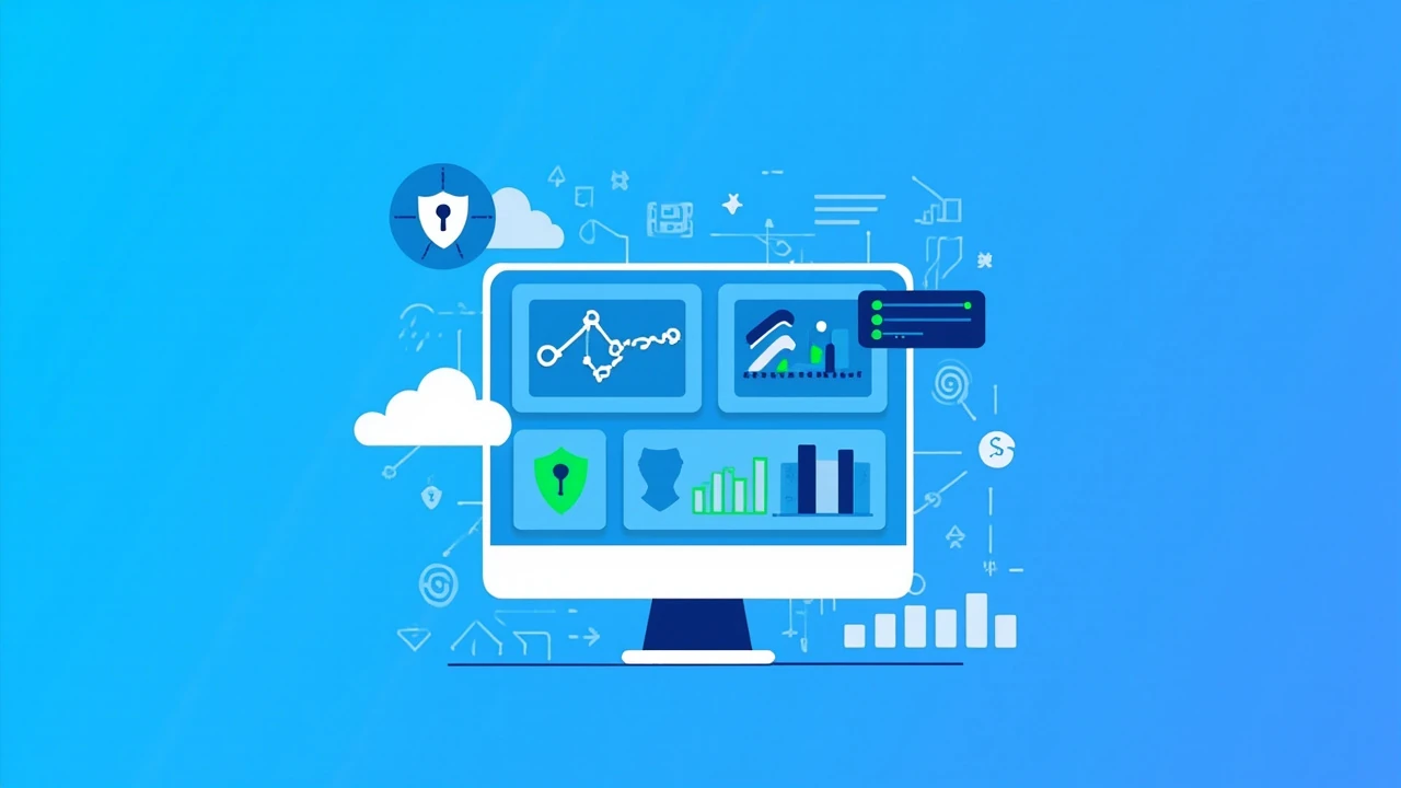 网站安全监控面板示例