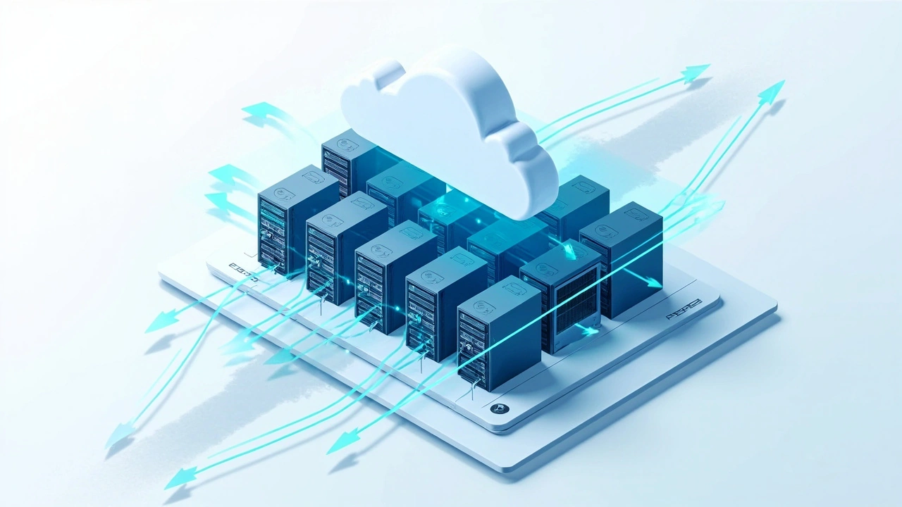 云服务器弹性架构示意图