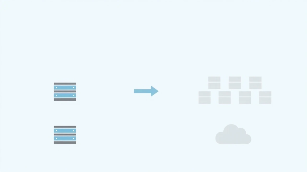 VPS 与云服务器架构对比示意图