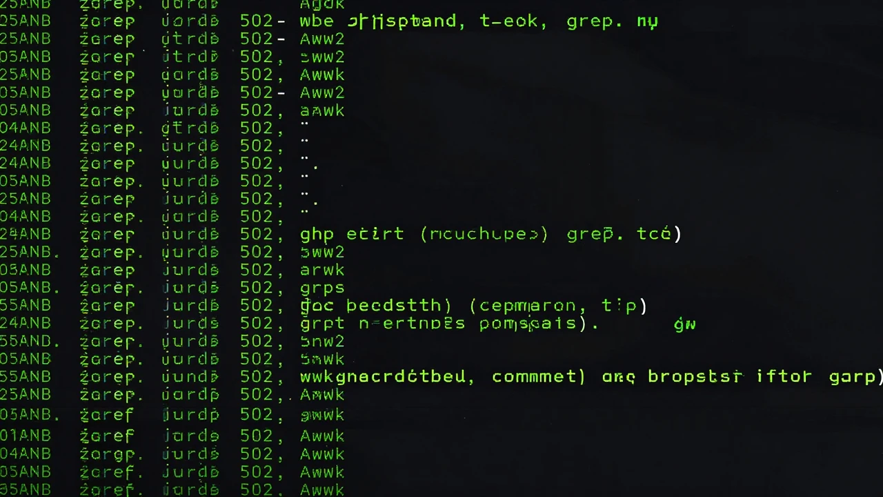 日志分析命令行界面示意图
