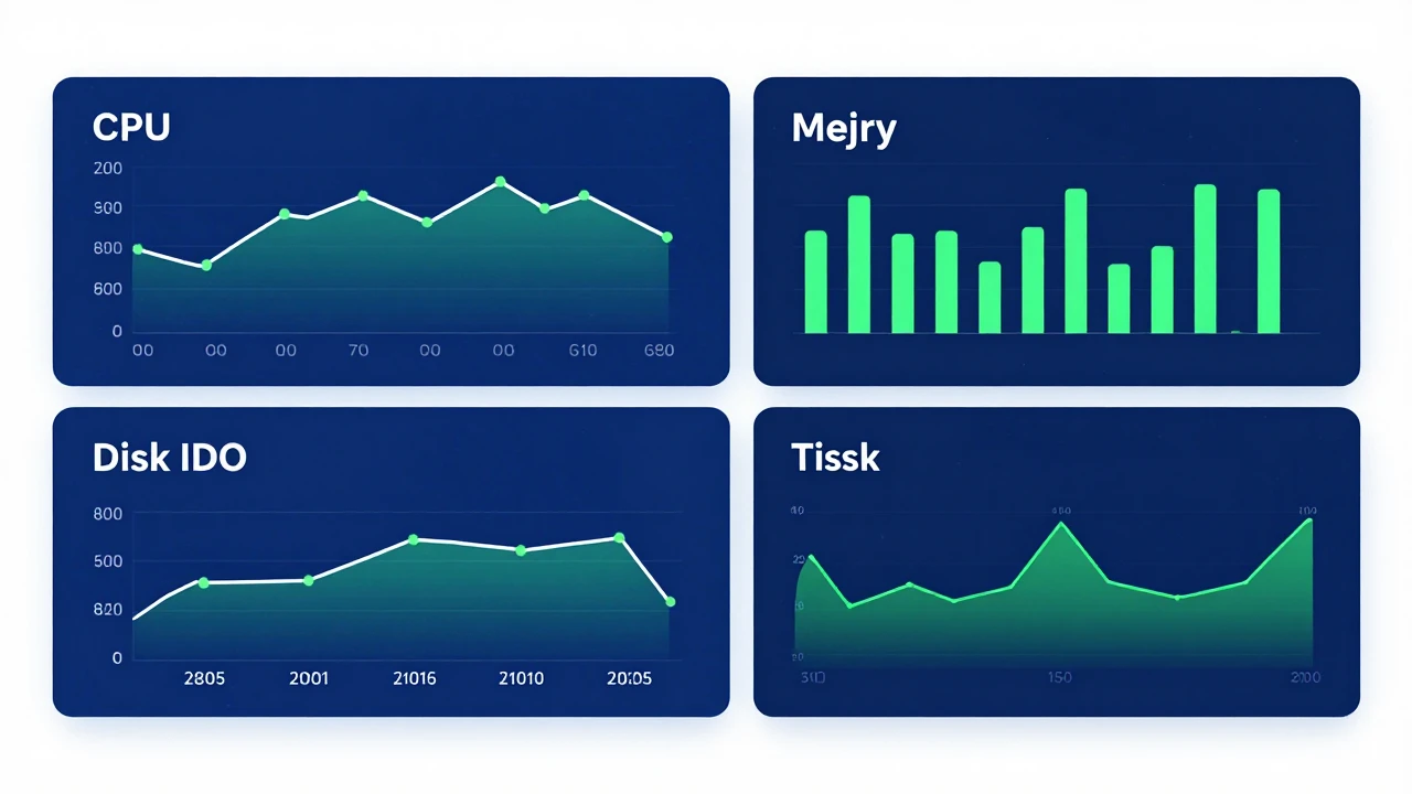 服务器资源监控仪表板