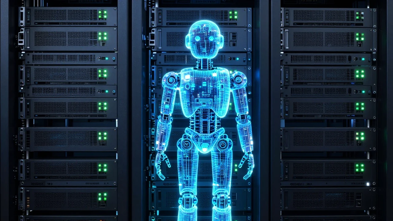 AI Agent 在 VPS 服务器中运行的封面示意图