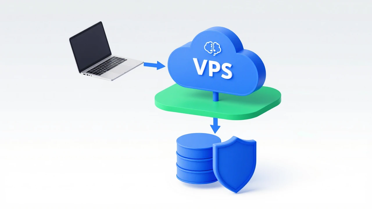 托管型 VPS 分层架构示意