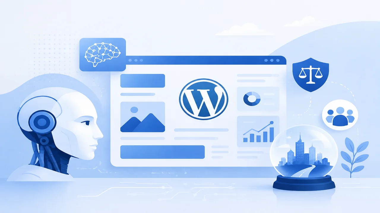 AI 辅助 WordPress 代理公司进行自动化流程与安全审核的技术插图