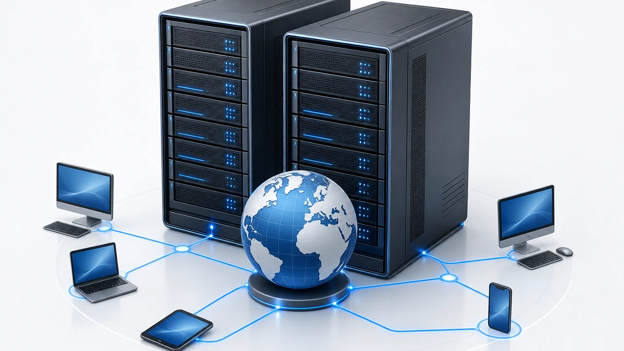 权威 DNS 主备节点与外部查询关系图