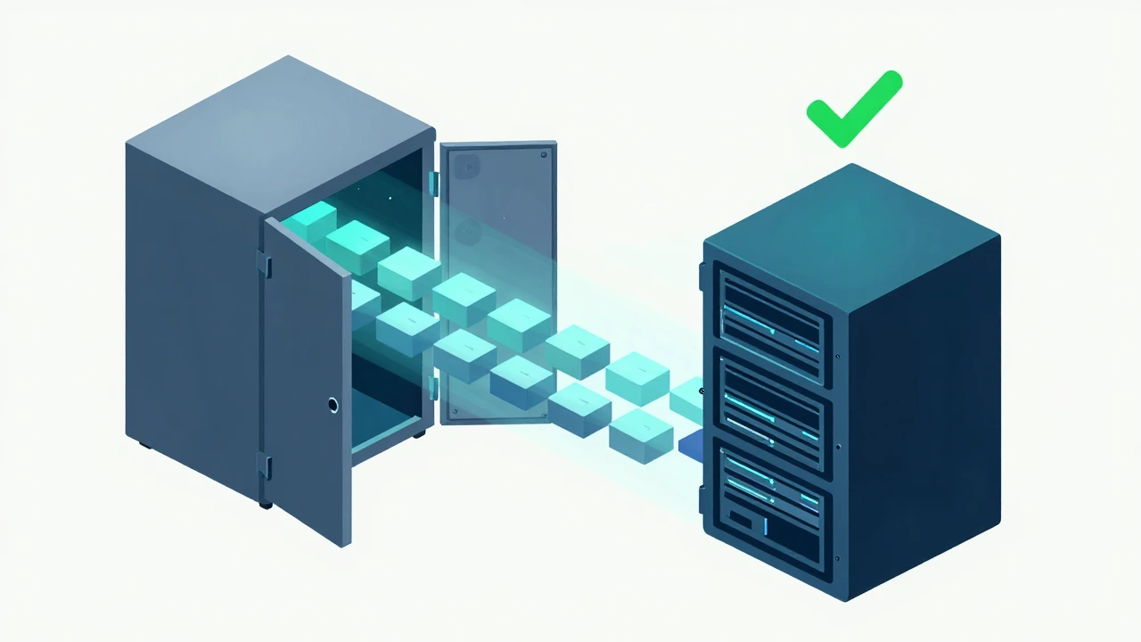 BorgBackup 数据恢复演练示意图