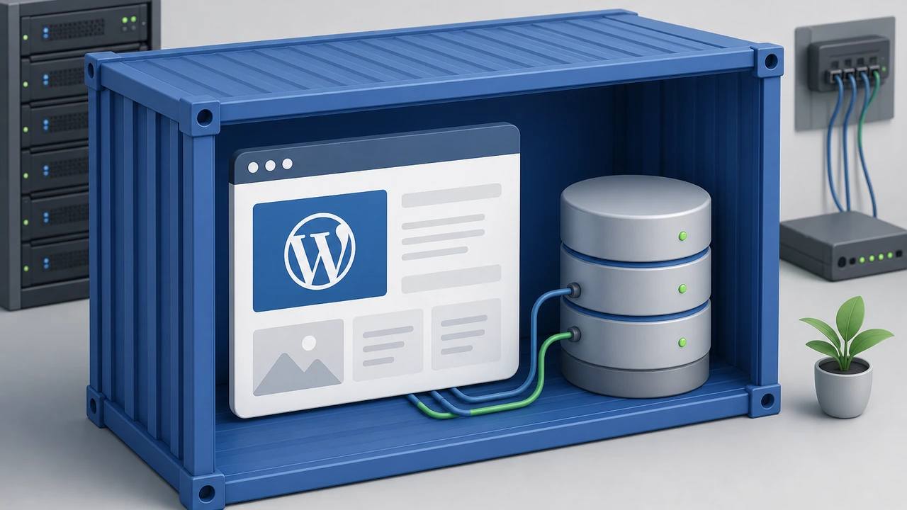 Docker 部署 WordPress 的容器化建站场景