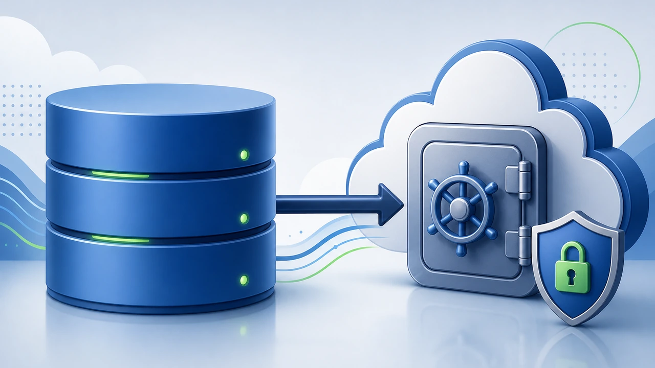 MySQL 数据库迁移到云数据库的路径示意图