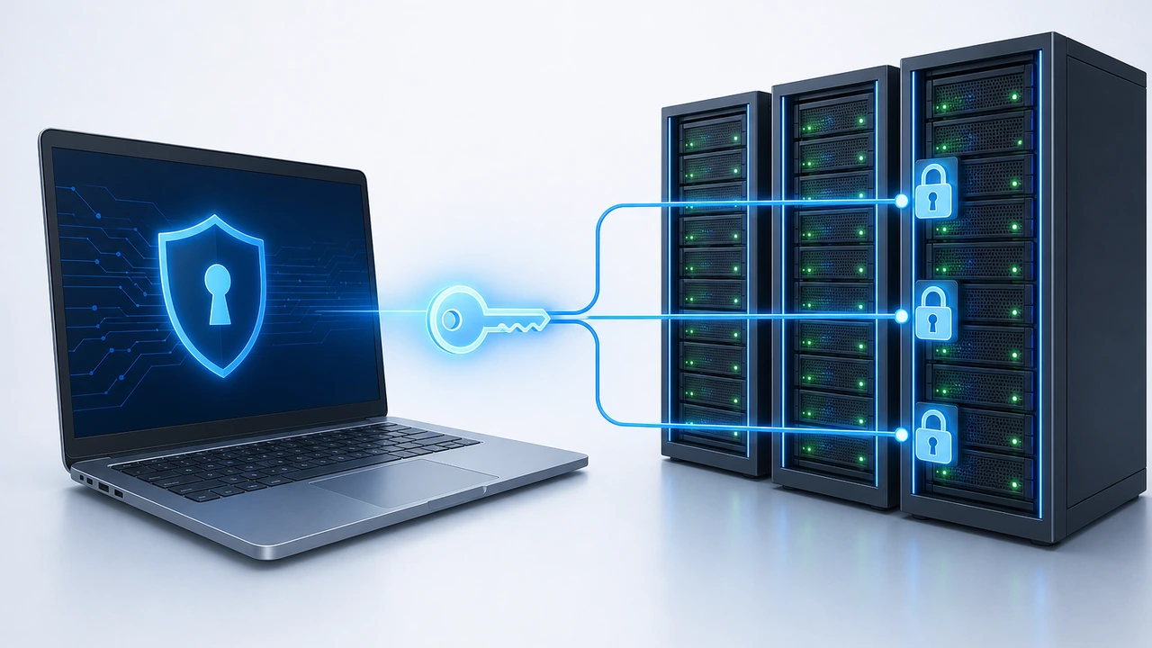 一台控制机通过 SSH 同时管理多台 VPS