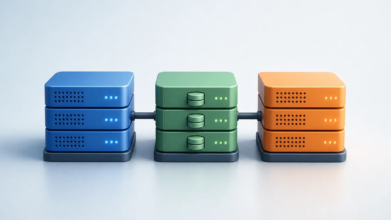 使用 Docker Compose 编排 WordPress、数据库与 Nginx 三个容器的示意场景