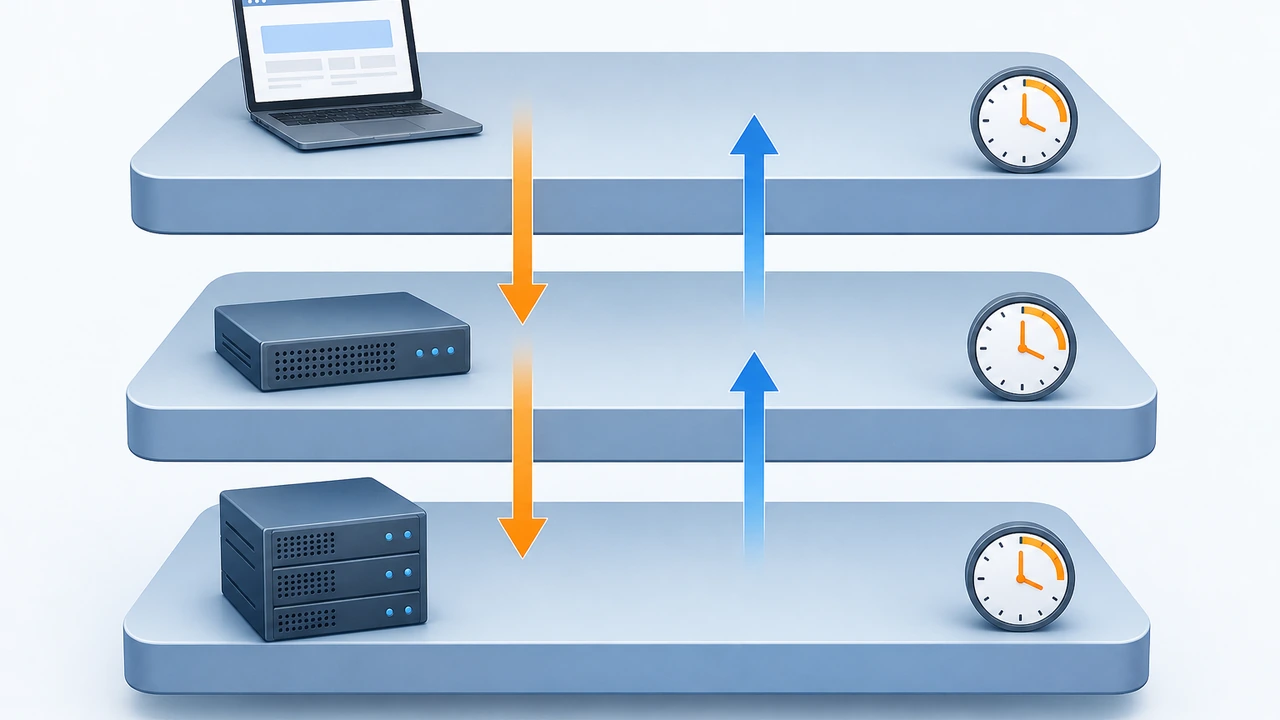 DNS 缓存层级示意图