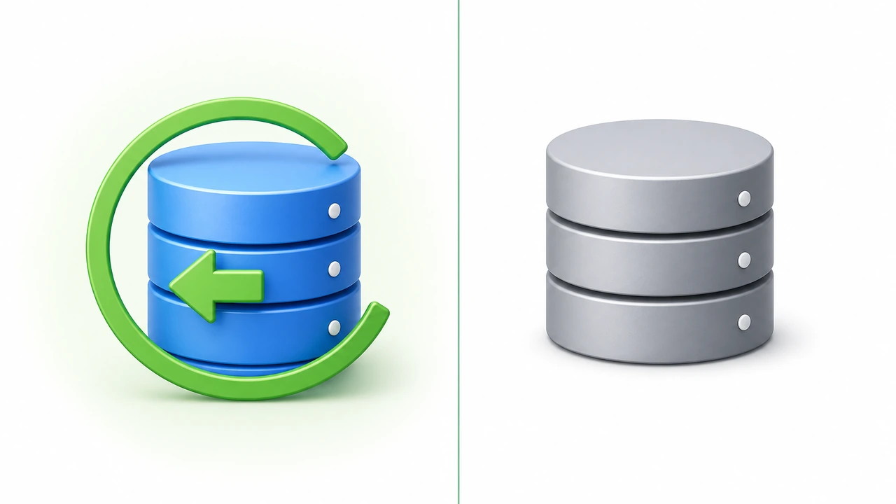 MySQL 8 升级回滚方案对比示意