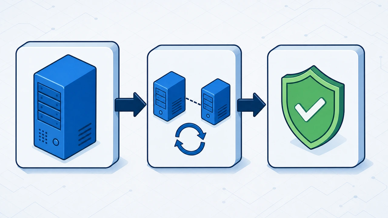 rsync 增量同步、切换与校验三阶段流程图