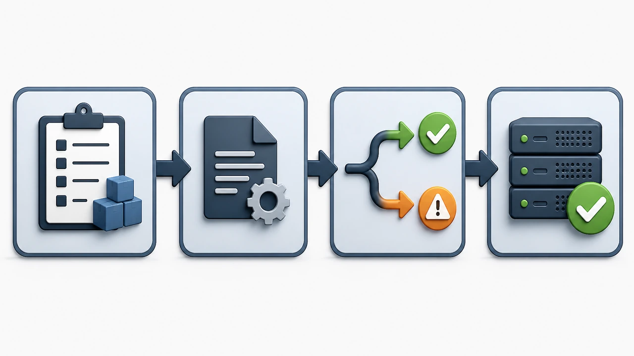 Apache 迁移 Nginx 四个阶段流程示意图