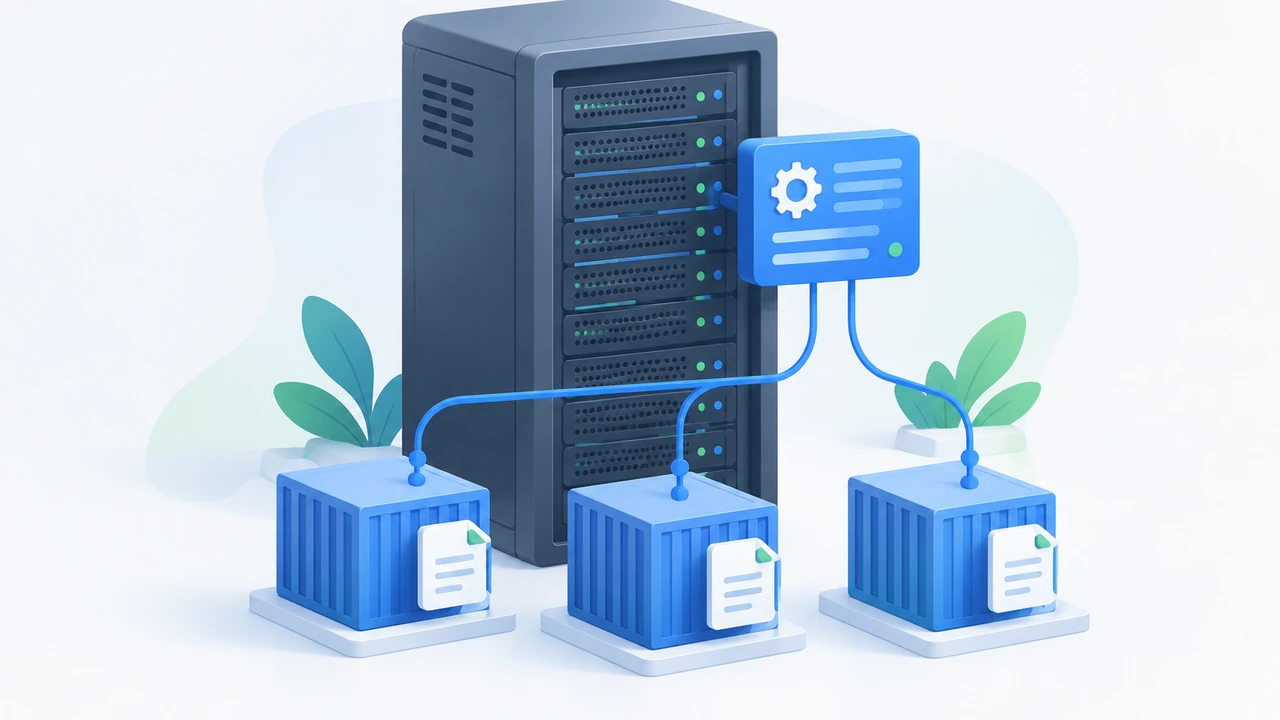 Docker daemon 全局日志配置覆盖各容器的层级示意