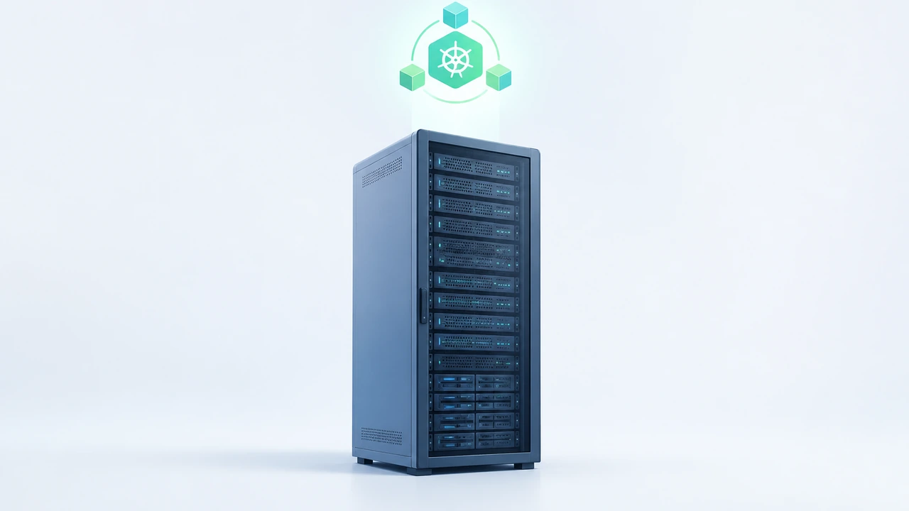 k3s 单机部署入门封面配图：一台服务器承载轻量 Kubernetes 集群