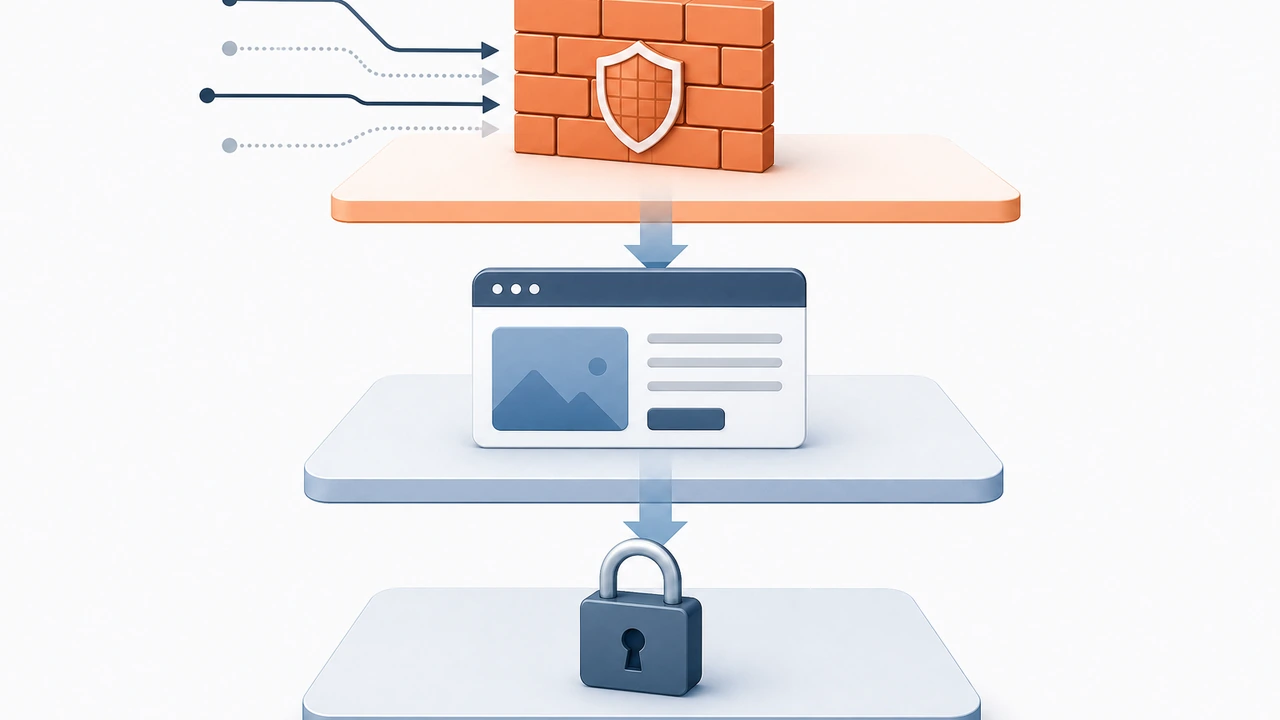 ModSecurity WAF 多层防护架构示意图