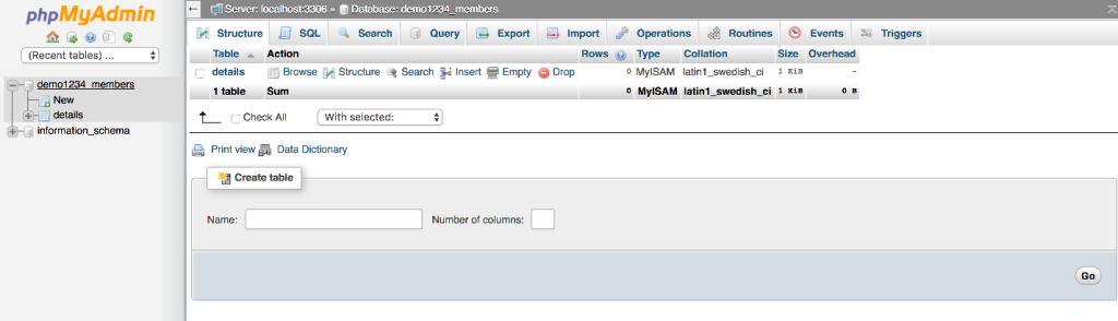进入phpMyAdmin