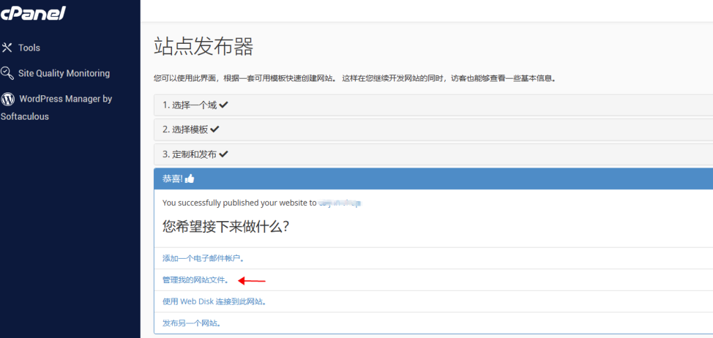 完成发布